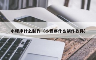 天水小程序什么制作（小程序什么制作软件）
